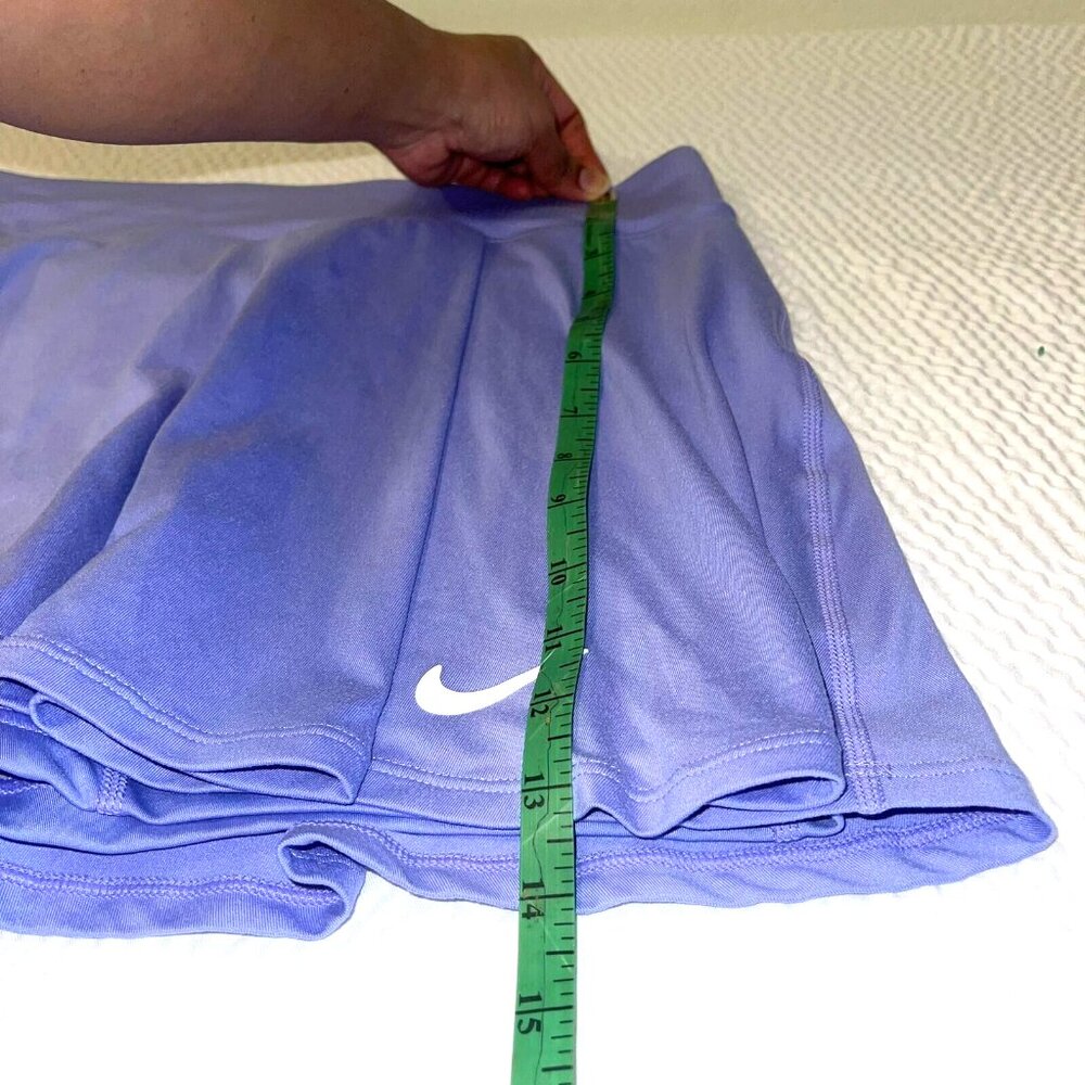 NIKE Court Women's Dri-FIT Tennis Active Sport Skirt Purple Size L Performance - Picture 7 of 9